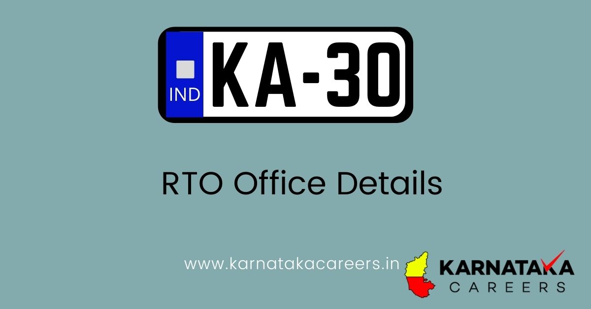 Ka 30 Rto Office Karwar Ka 30 Phone Number Address